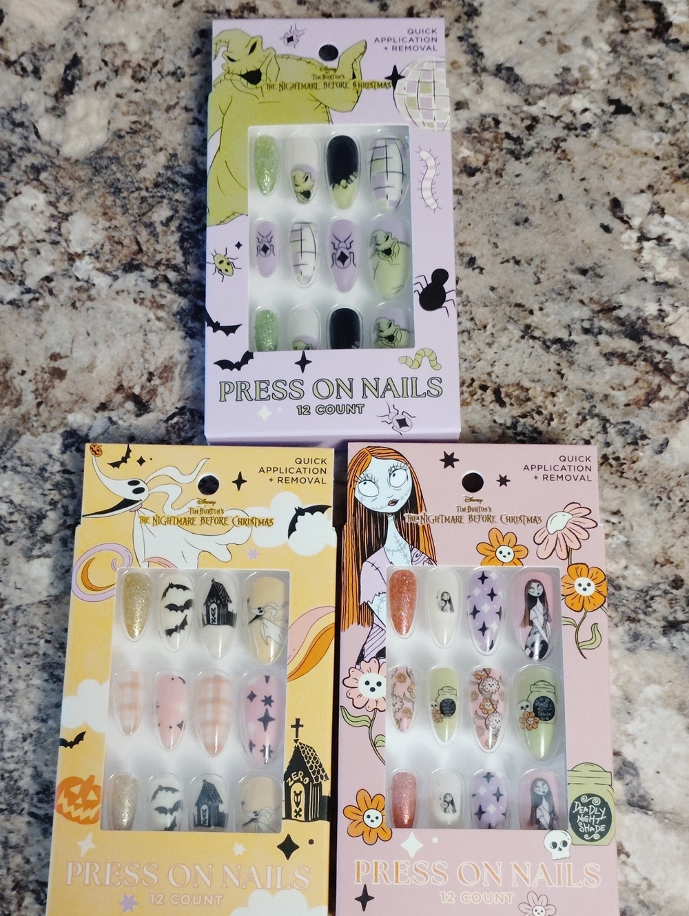 The Nightmare Before Christmas Press On Nails nWT Disney